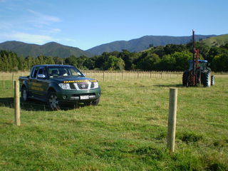 Farm Post and Wire Fence