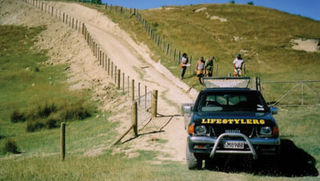 Fencing in the Tinui hills